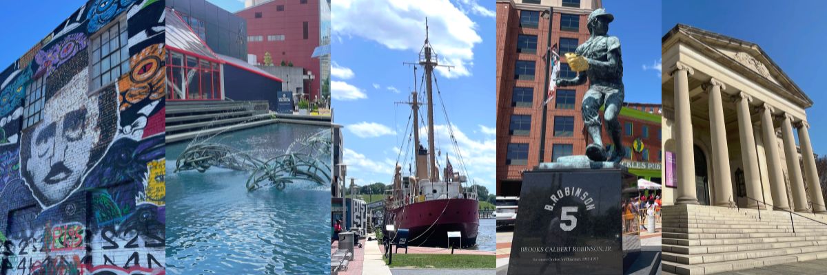 Baltimore skyline and Inner Harbor